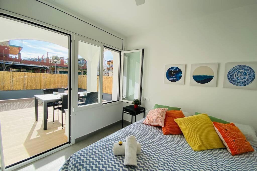 70 M2, Apartamento Cerca De La Playa, Apto Minusvalidos. Roses Buitenkant foto